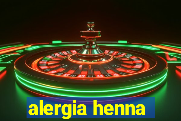 alergia henna