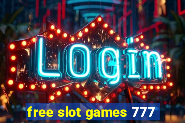 free slot games 777