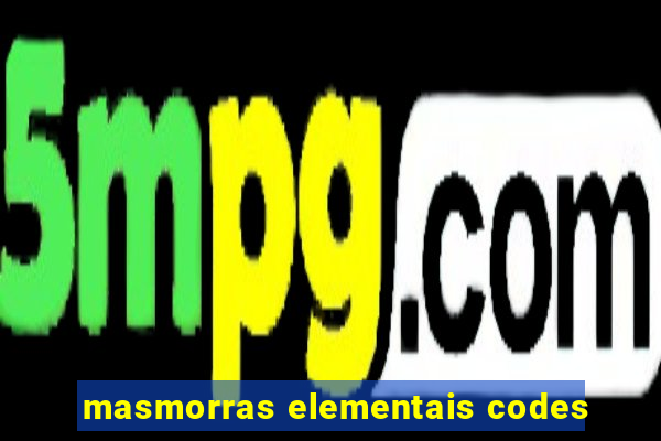 masmorras elementais codes