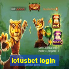 lotusbet login