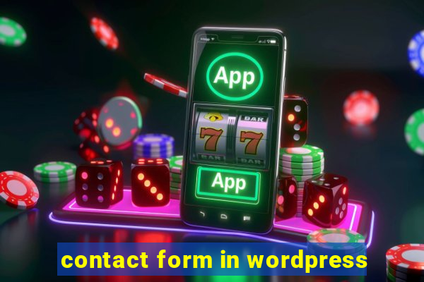 contact form in wordpress