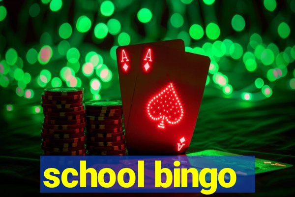 school bingo