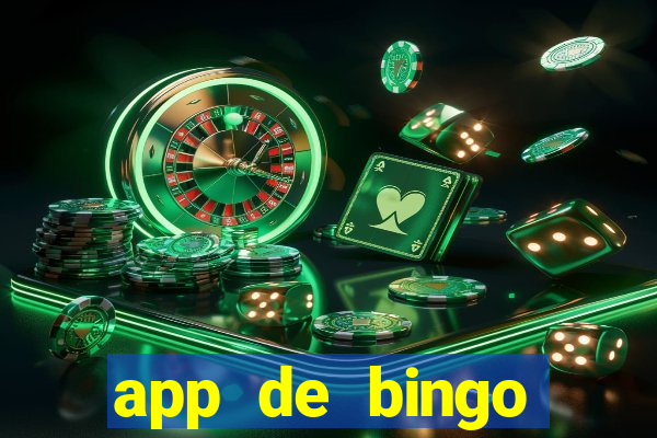 app de bingo valendo dinheiro