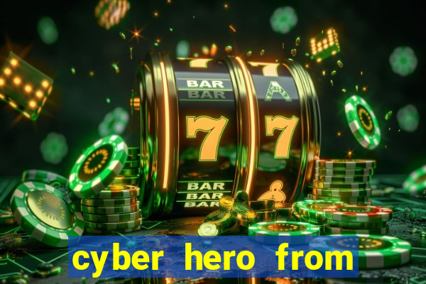 cyber hero from the metaverse