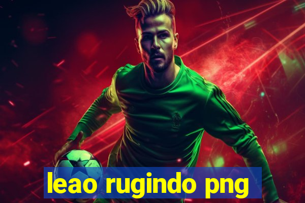 leao rugindo png