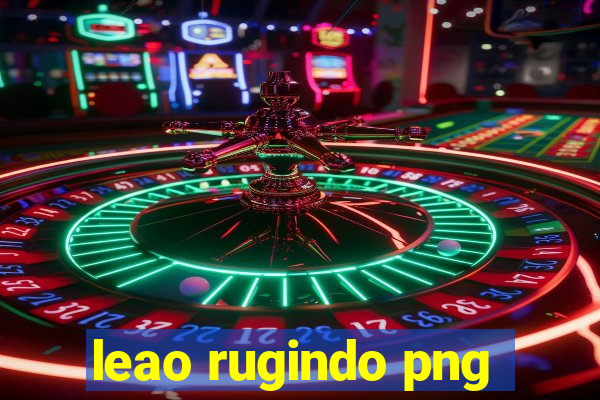 leao rugindo png