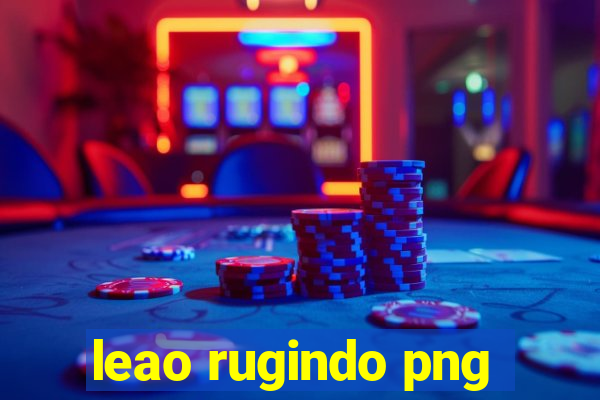 leao rugindo png