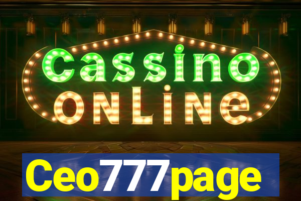 Ceo777page