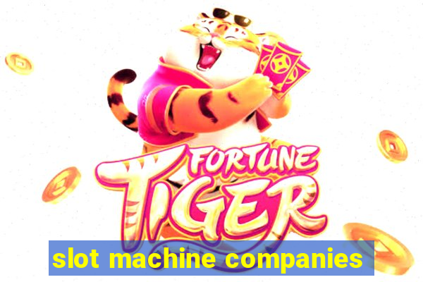 slot machine companies