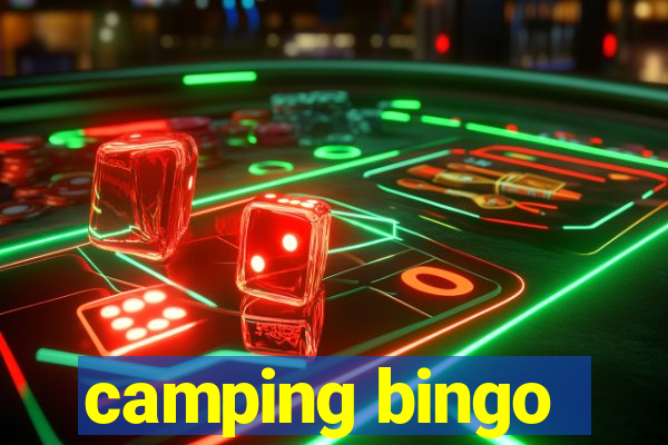 camping bingo