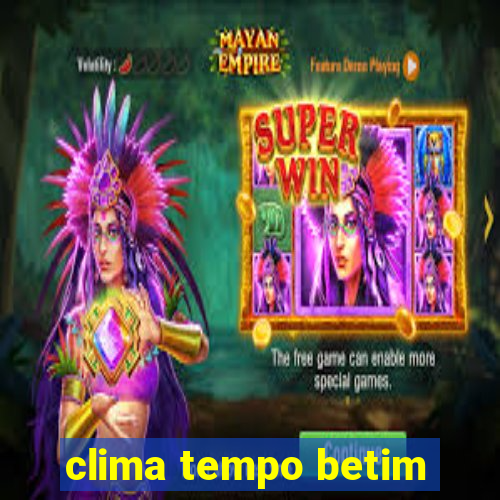 clima tempo betim