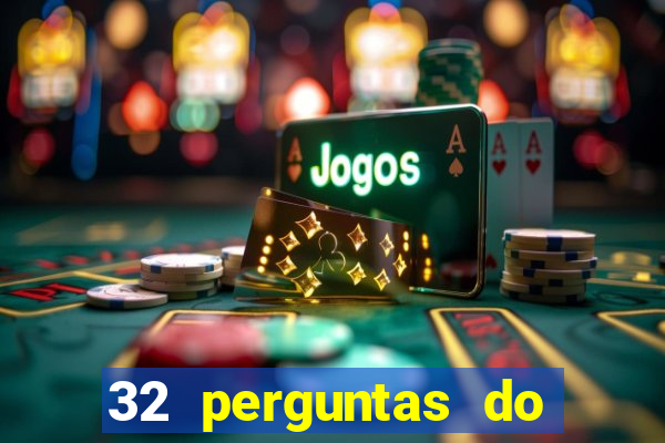 32 perguntas do livro do destino