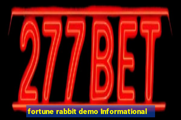 fortune rabbit demo Informational