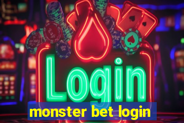 monster bet login