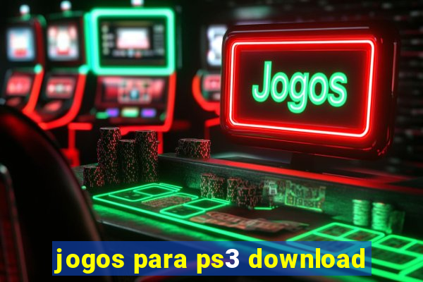 jogos para ps3 download