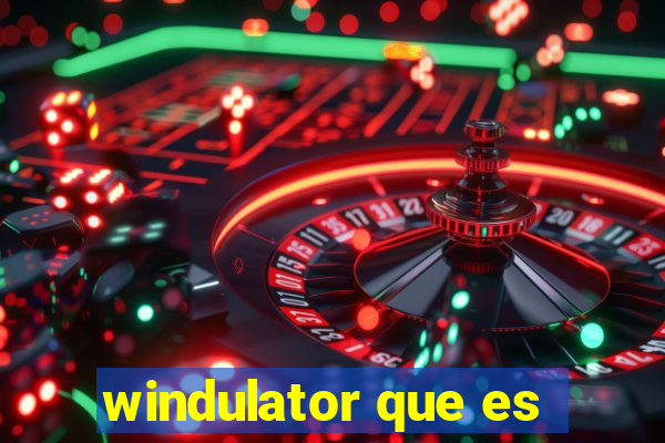 windulator que es