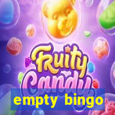 empty bingo