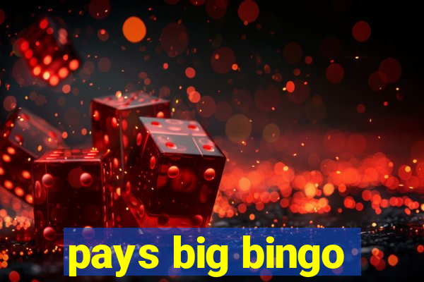 pays big bingo