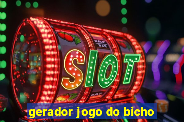 gerador jogo do bicho