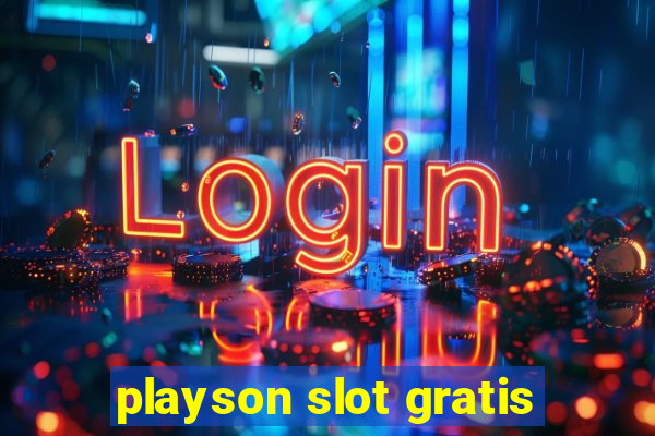 playson slot gratis