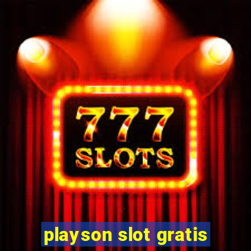 playson slot gratis