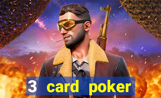 3 card poker casino game