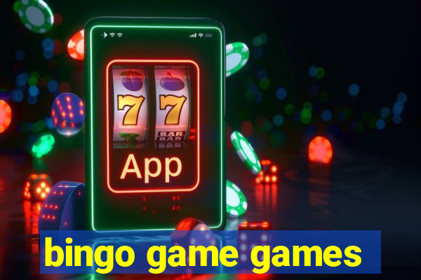 bingo game games