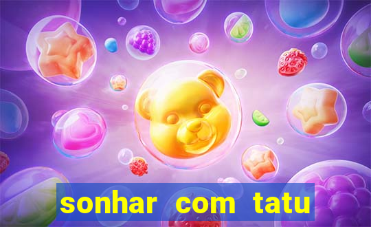 sonhar com tatu jogo do bicho