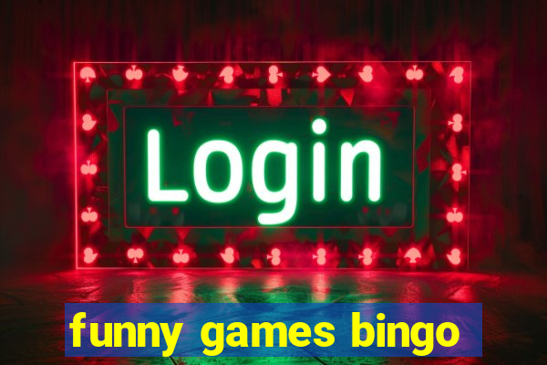 funny games bingo