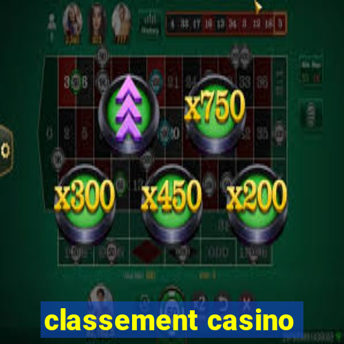 classement casino