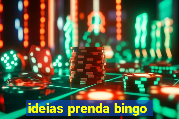 ideias prenda bingo