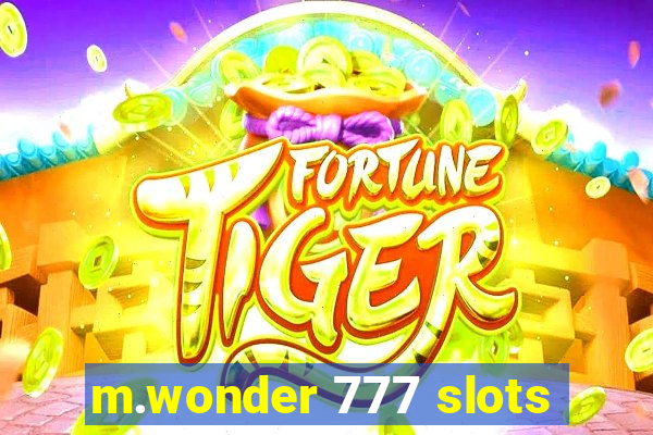 m.wonder 777 slots