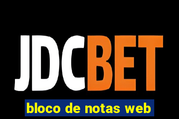 bloco de notas web