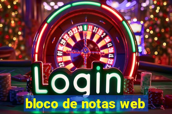 bloco de notas web