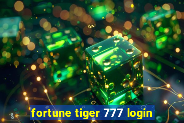 fortune tiger 777 login