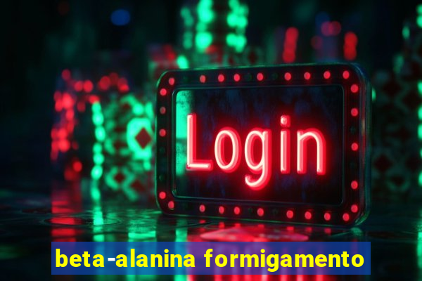 beta-alanina formigamento