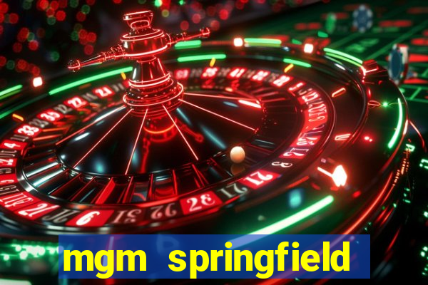 mgm springfield slot payout percentage