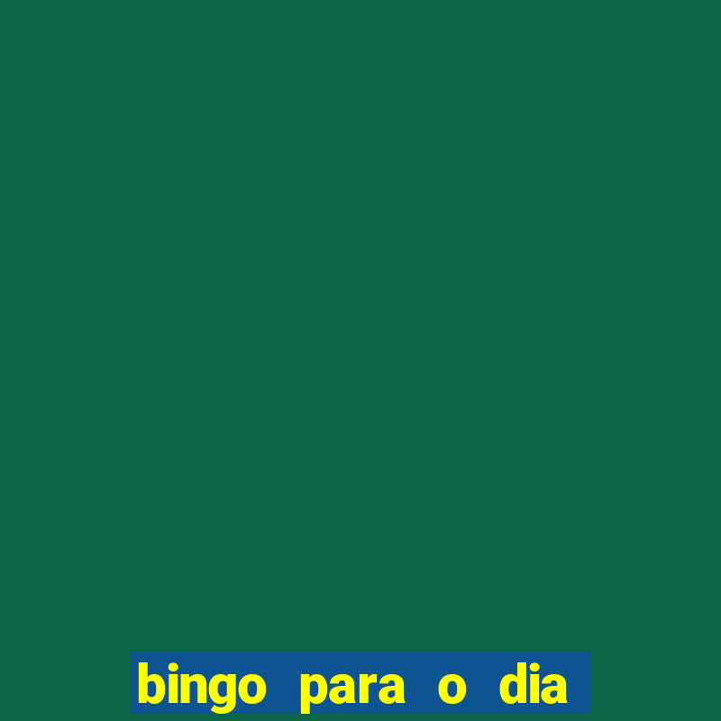 bingo para o dia das m?es