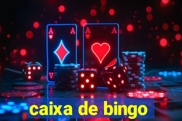 caixa de bingo