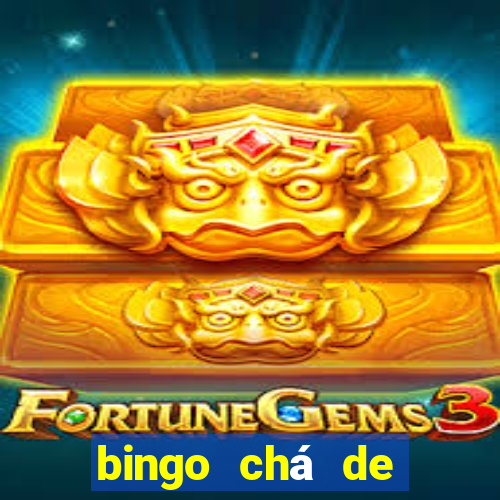 bingo chá de bebê excel