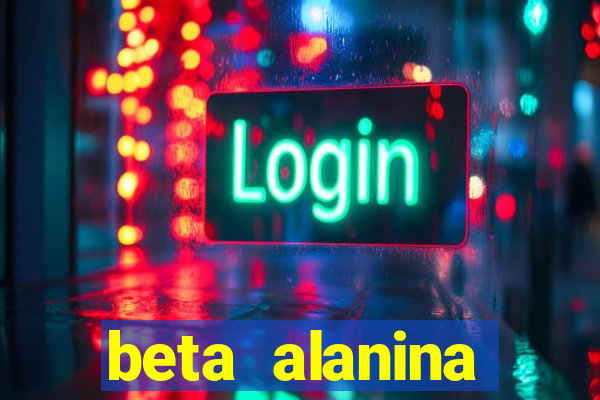 beta alanina aumenta a pressao