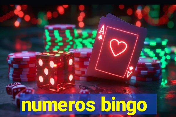 numeros bingo