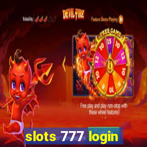 slots 777 login