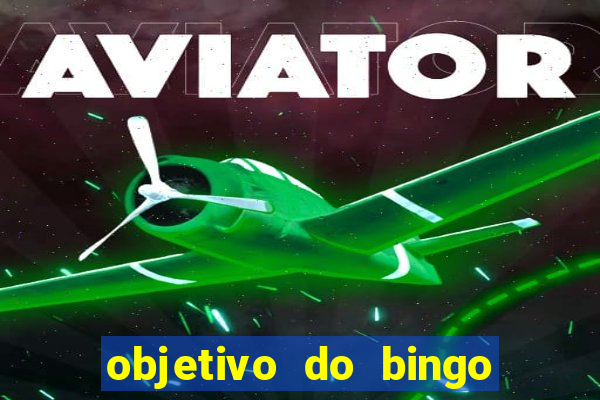 objetivo do bingo de letras