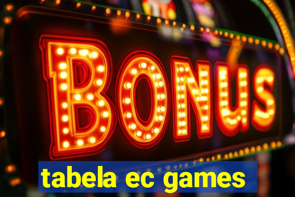 tabela ec games