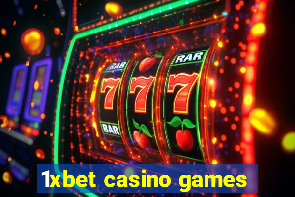 1xbet casino games