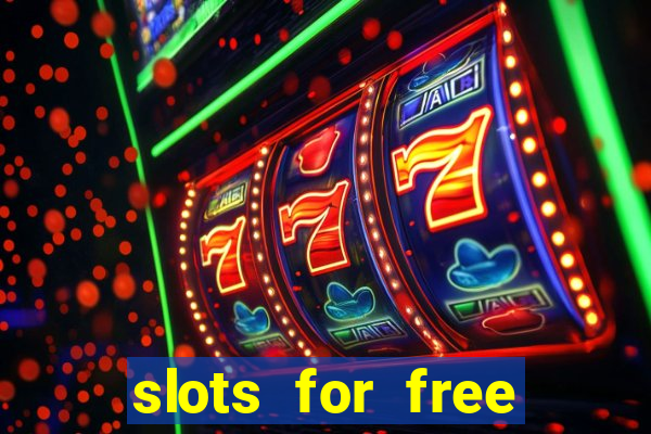 slots for free with bonus