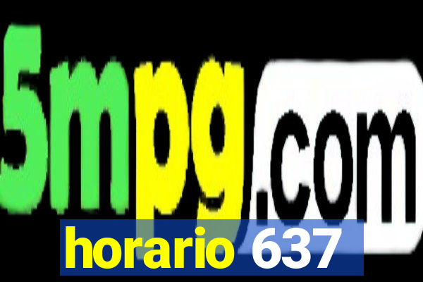 horario 637