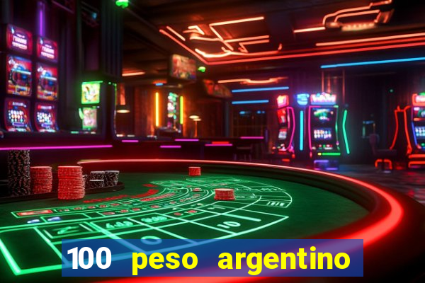 100 peso argentino em real