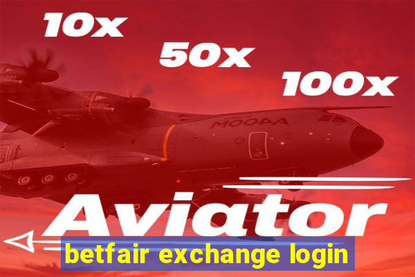 betfair exchange login